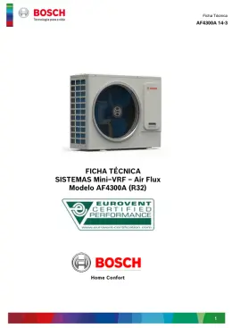 Mini VRF Modelo AF4300A (R32) 14-3