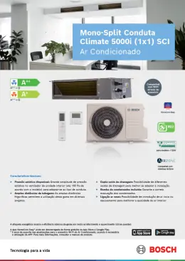 Mono-Split Conduta Climate 5000i