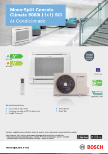 Mono-Split Consola Climate 5000i Mono-Split Consola Climate 5000i