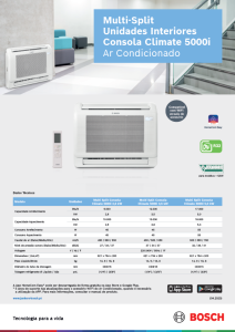 Multi-Split Unidades Interiores Consola Climate 5000i Multi-Split Unidades Interiores Consola Climate 5000i