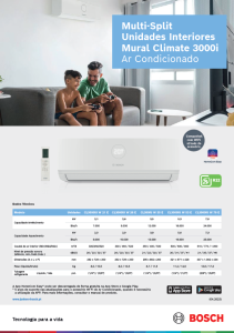 Multi-Split Unidades Interiores Climate 3000i Multi-Split Unidades Interiores Climate 3000i
