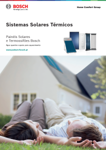 Folheto Sistemas Solares Térmicos Folheto Sistemas Solares Térmicos