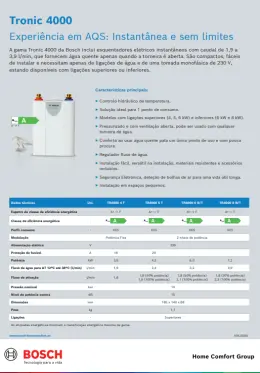 Monofolha Tronic 4000 T