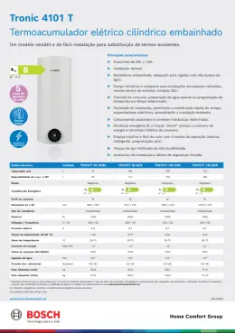 Ficha Termoacumulador Tronic 4101 T