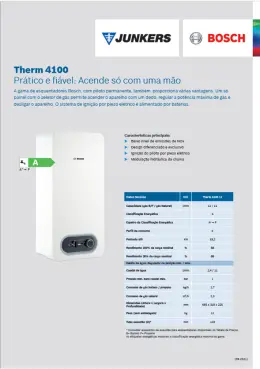 Monofolha de Esquentador Therm 4100