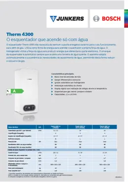 Monofolha de Esquentador Therm 4300