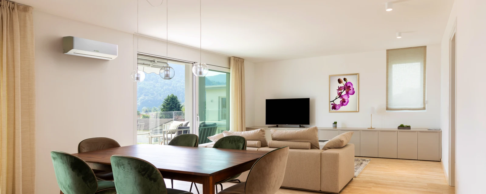 Moderný apartmán s klimatizáciou Bosch