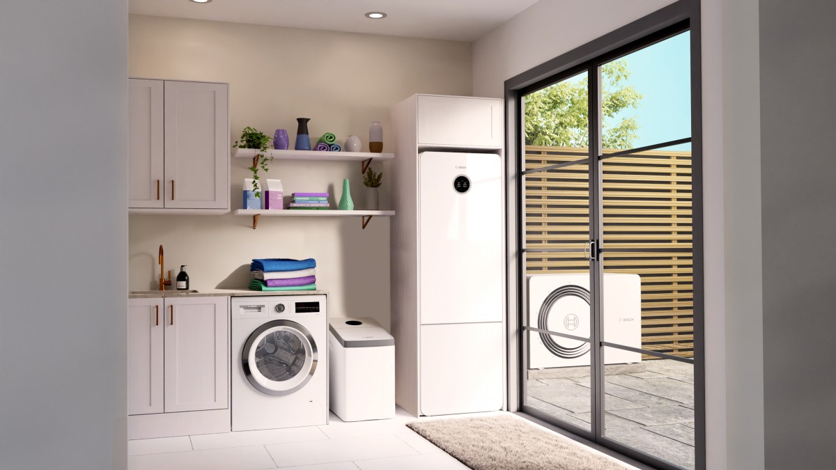 Zmäkčovač vody naištalovaný v kotolni moderného domu