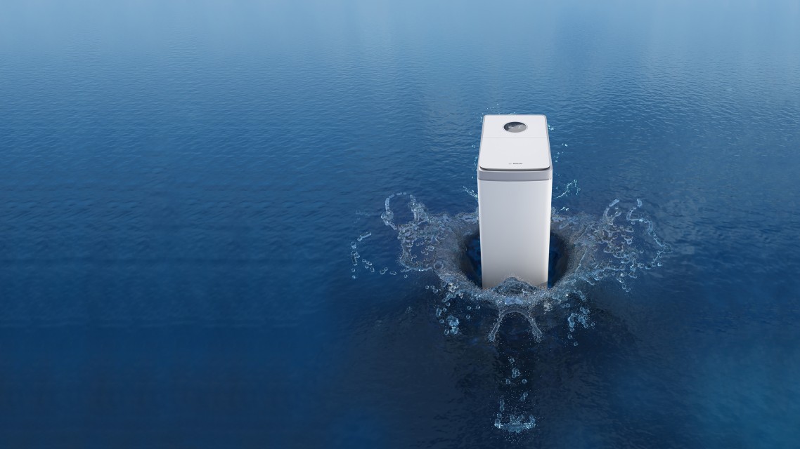 Zmäkčovač vody Bosch vo vode