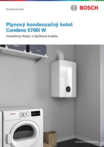 Plynový kondenzačný kotol Bosch Condens 5700i W Plynový kondenzačný kotol Bosch Condens 5700i W