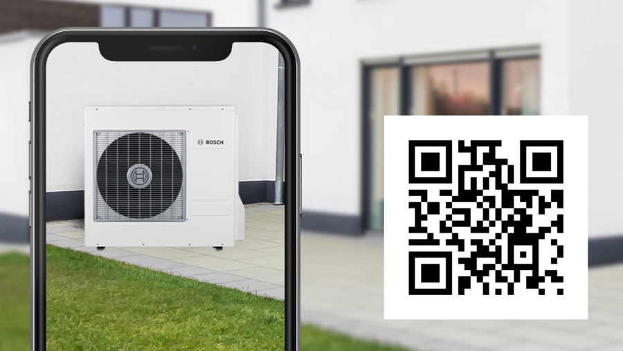 3D Isı Pompası Aracı QR Kodu