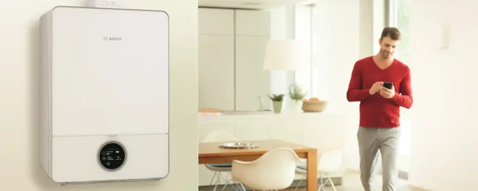 Газовий котел з баком-водонагрівачем