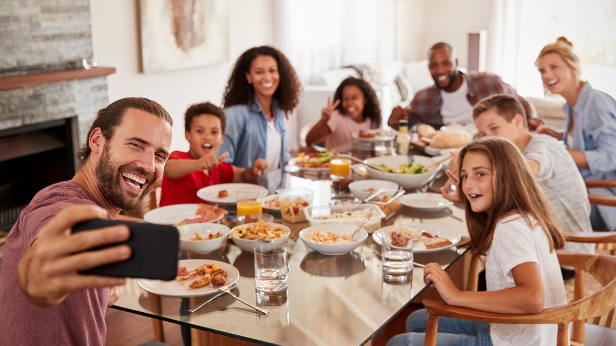 Holiday Family Selfie Holiday Family Selfie