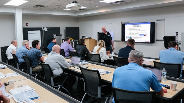Bosch factory training session.