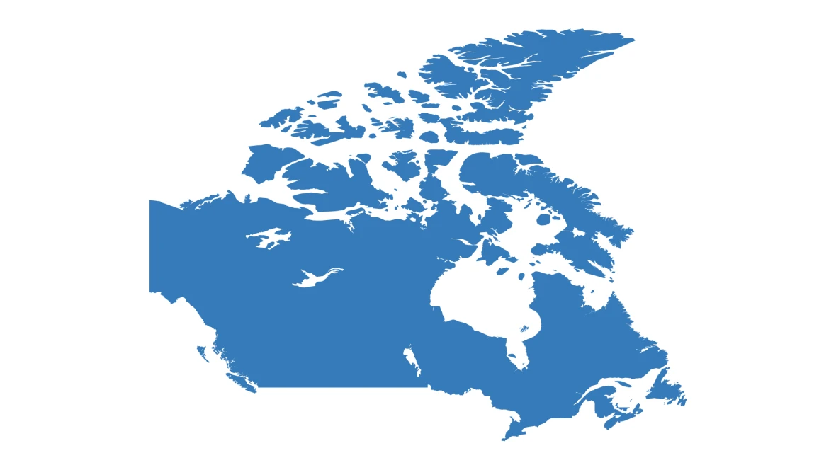 Canada country outline