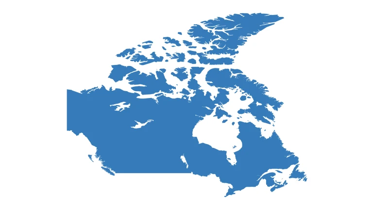 Country outline of Canada