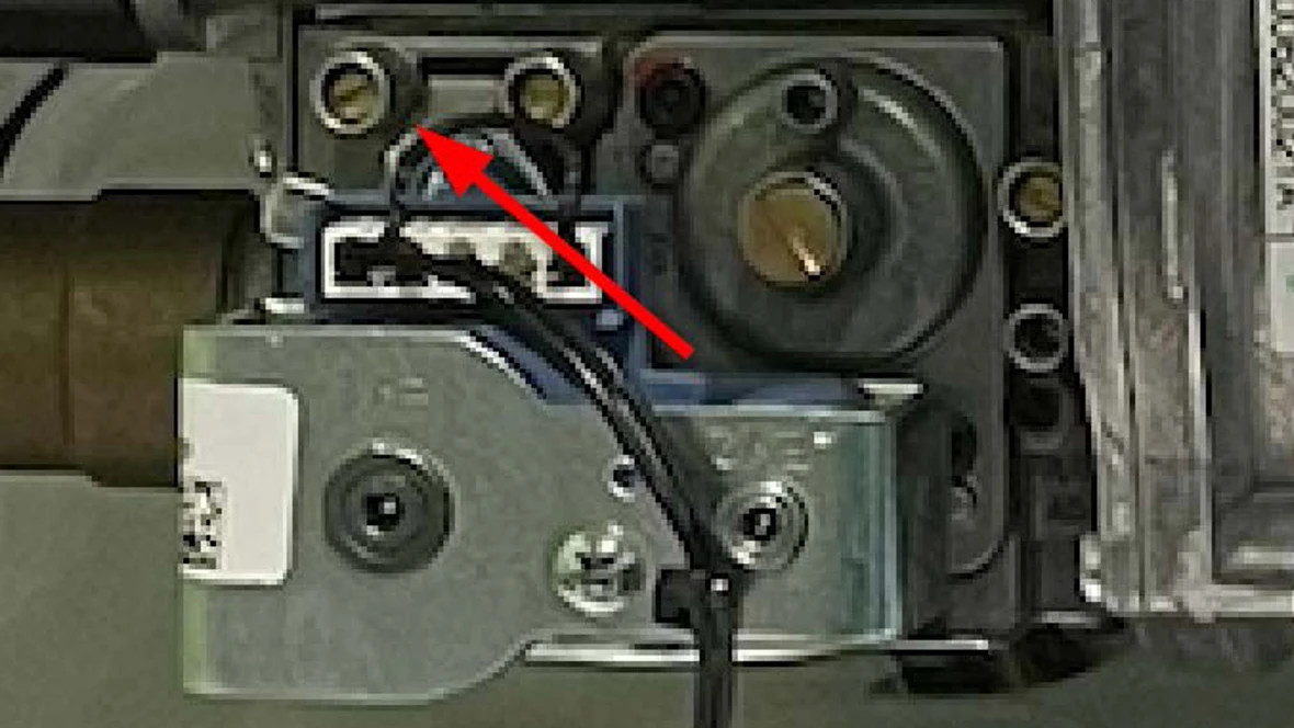 Check inlet gas pressure