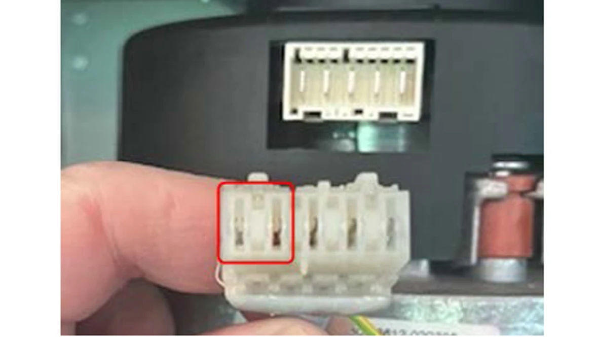 Verify power to the fan