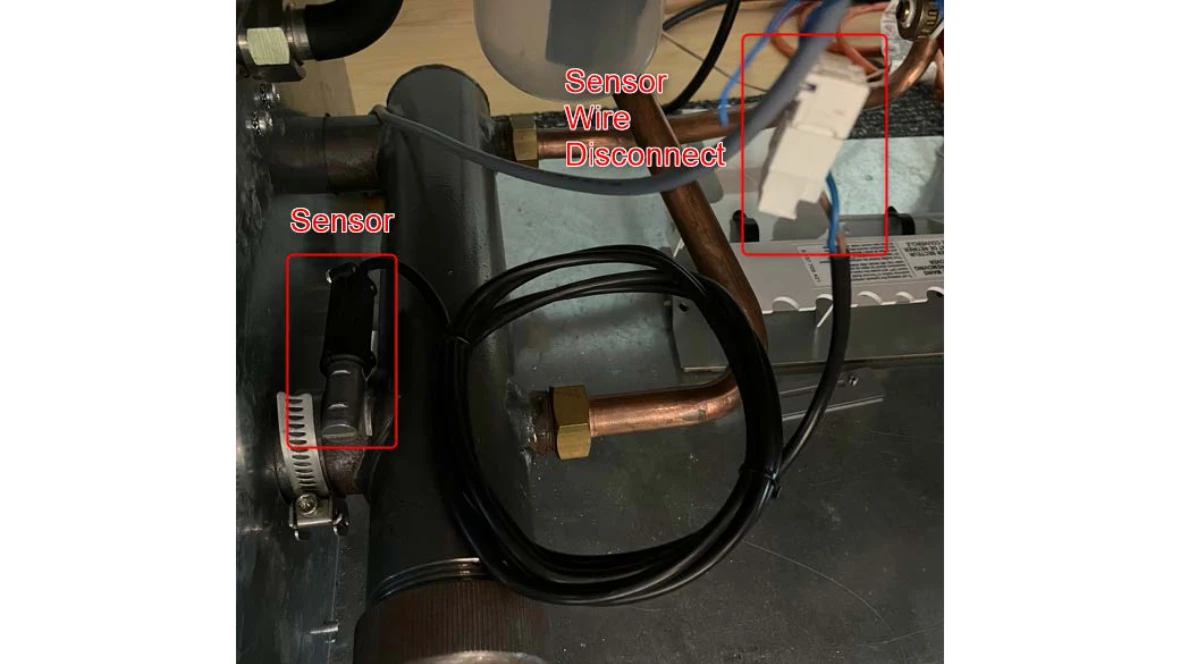 Floor boiler