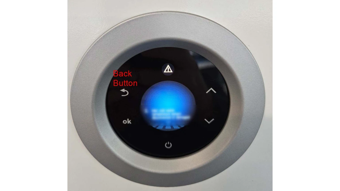 Check service menus for sensor temperature reading