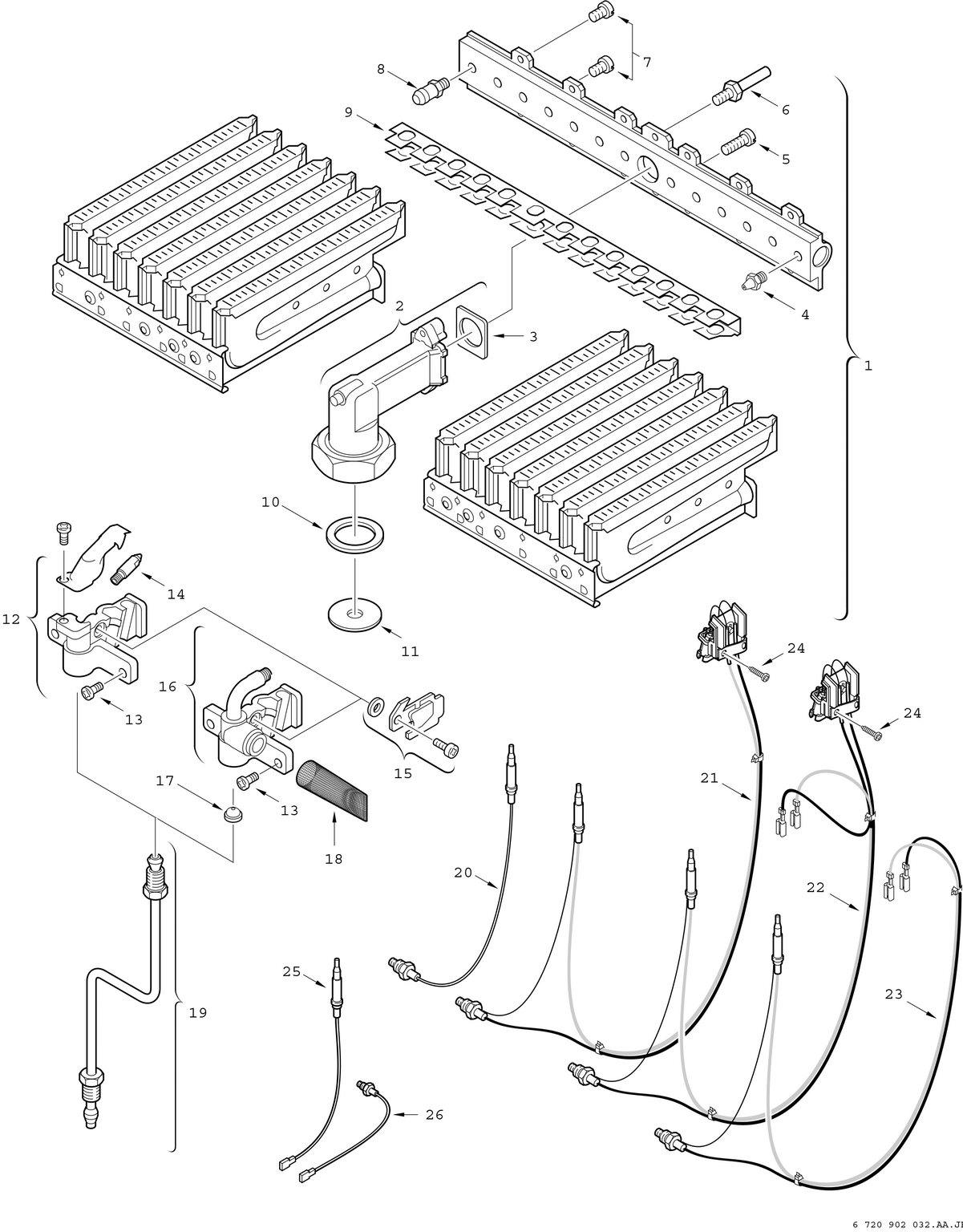 Spare Part Image for Brûleur