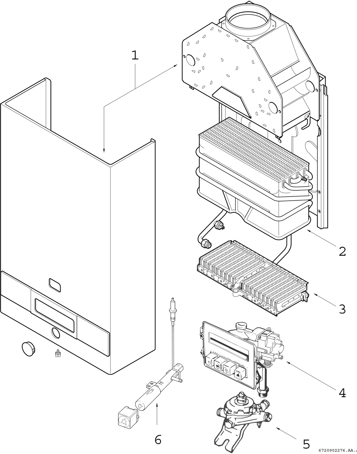 Product Explosion Image for WRS400K1P5S0792T2