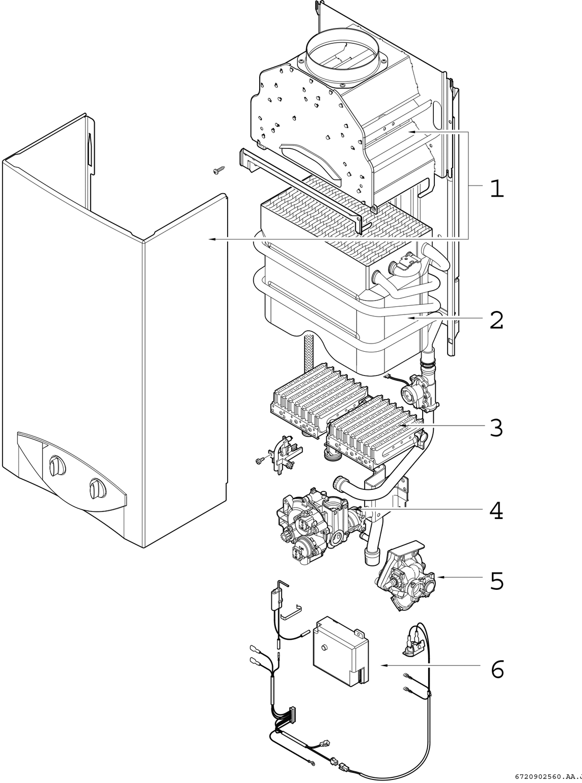 Product Explosion Image for WR 8 G 31