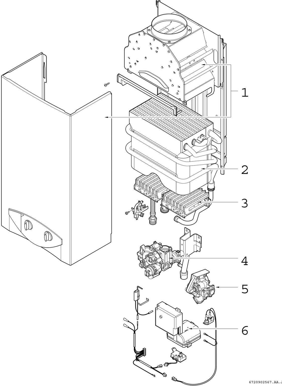 Product Explosion Image for WR 10 B 23