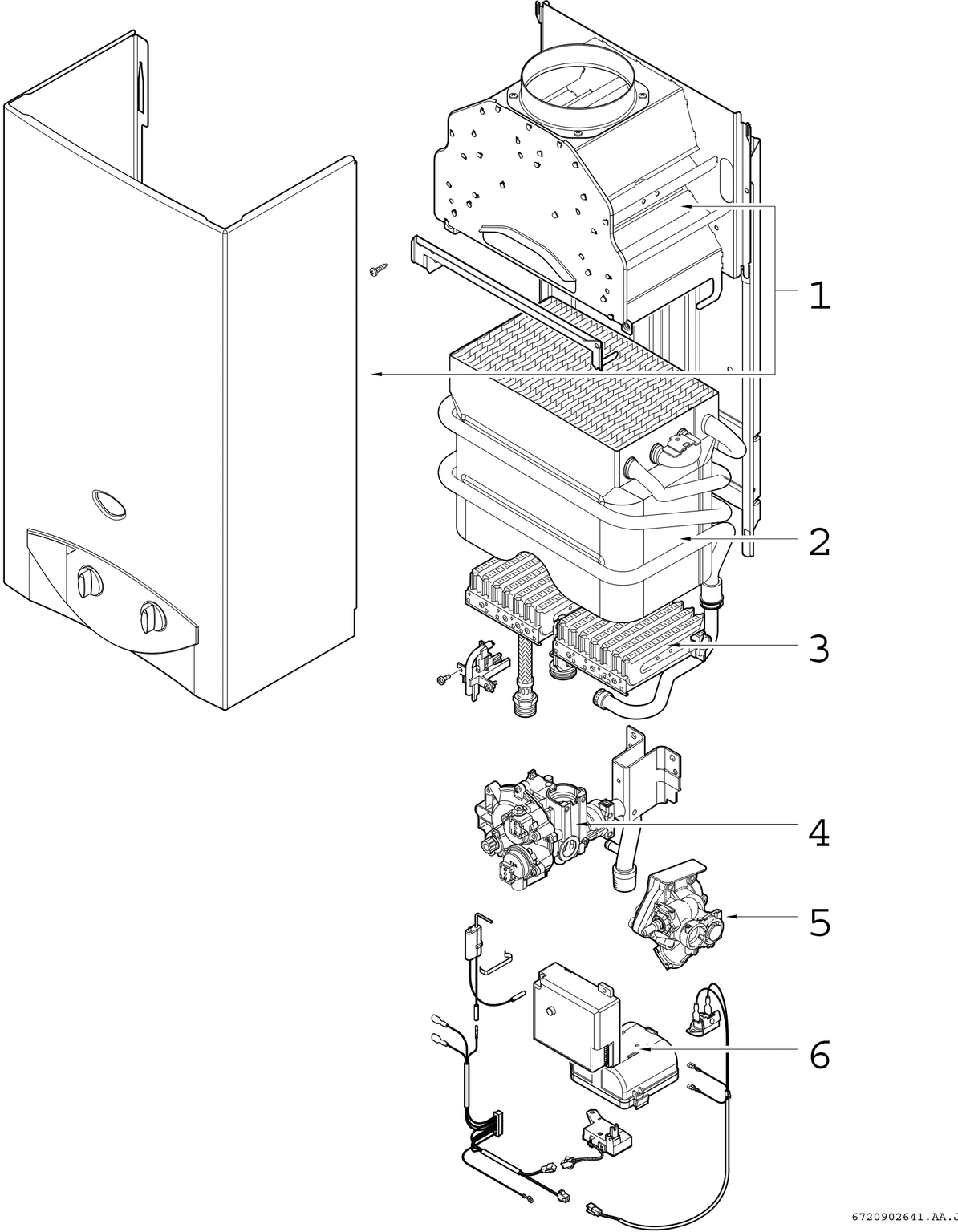 Product Explosion Image for W 11 B 31
