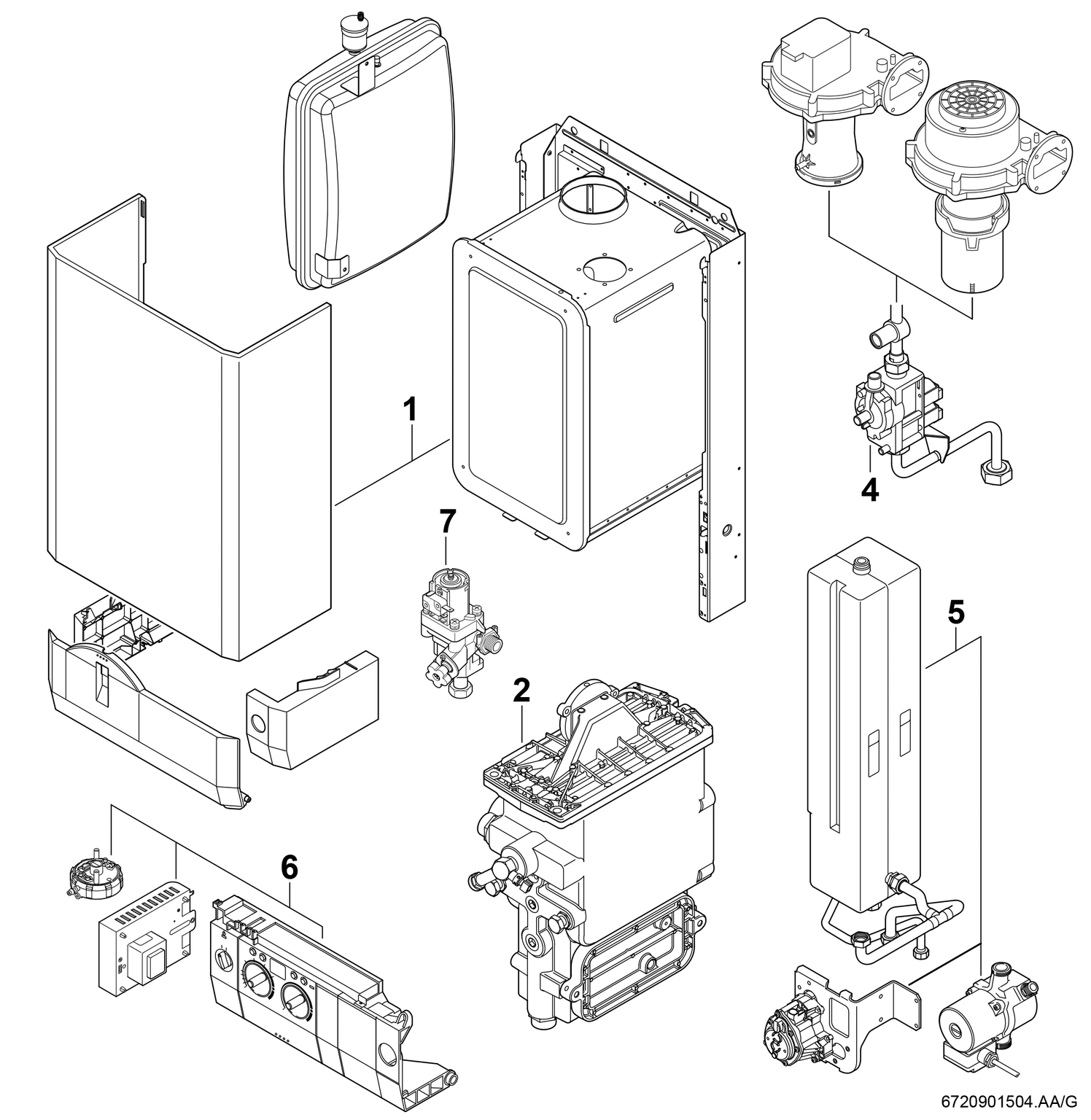 Product Explosion Image for Cerapur