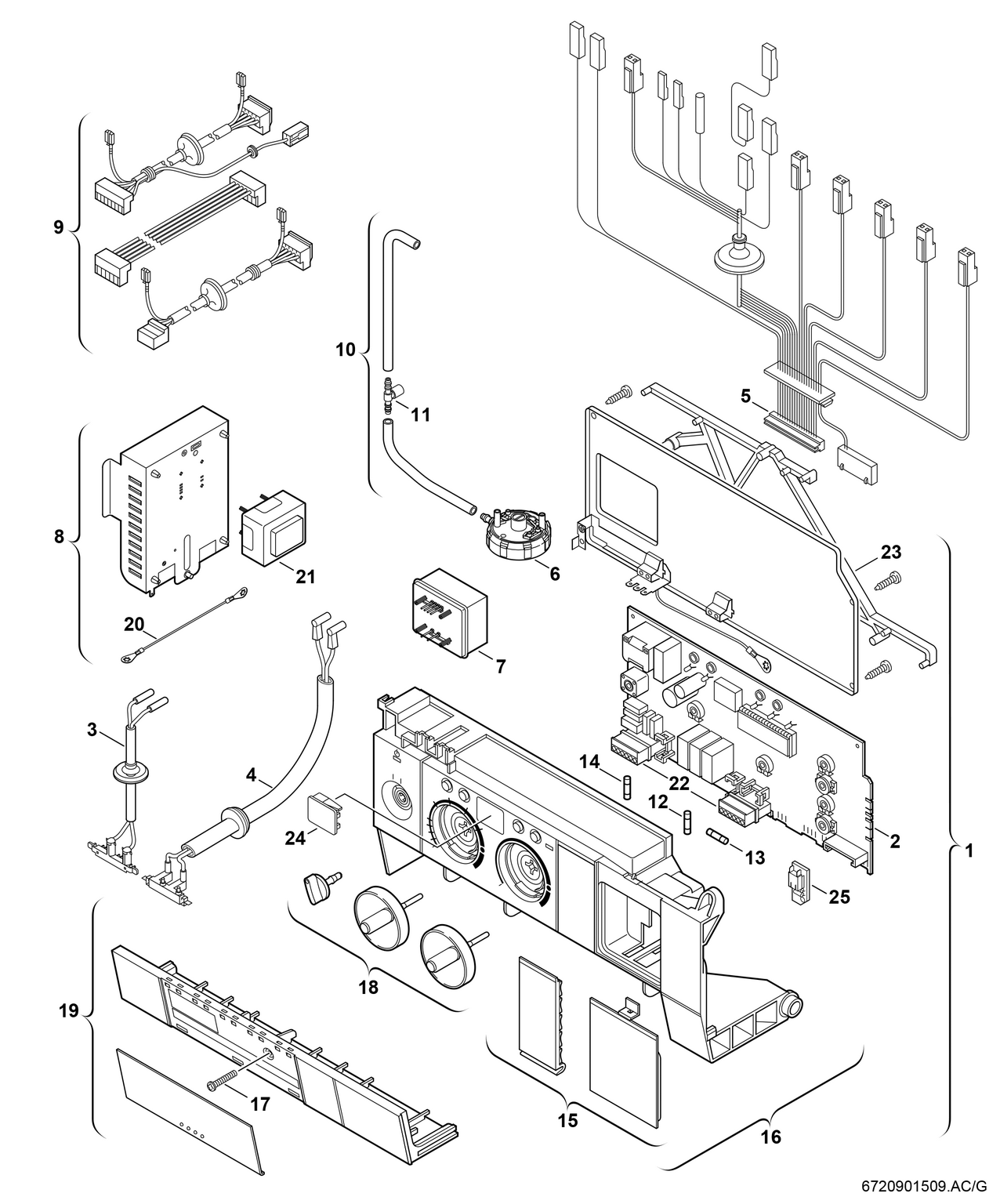 Spare Part Image for Tableau de commande