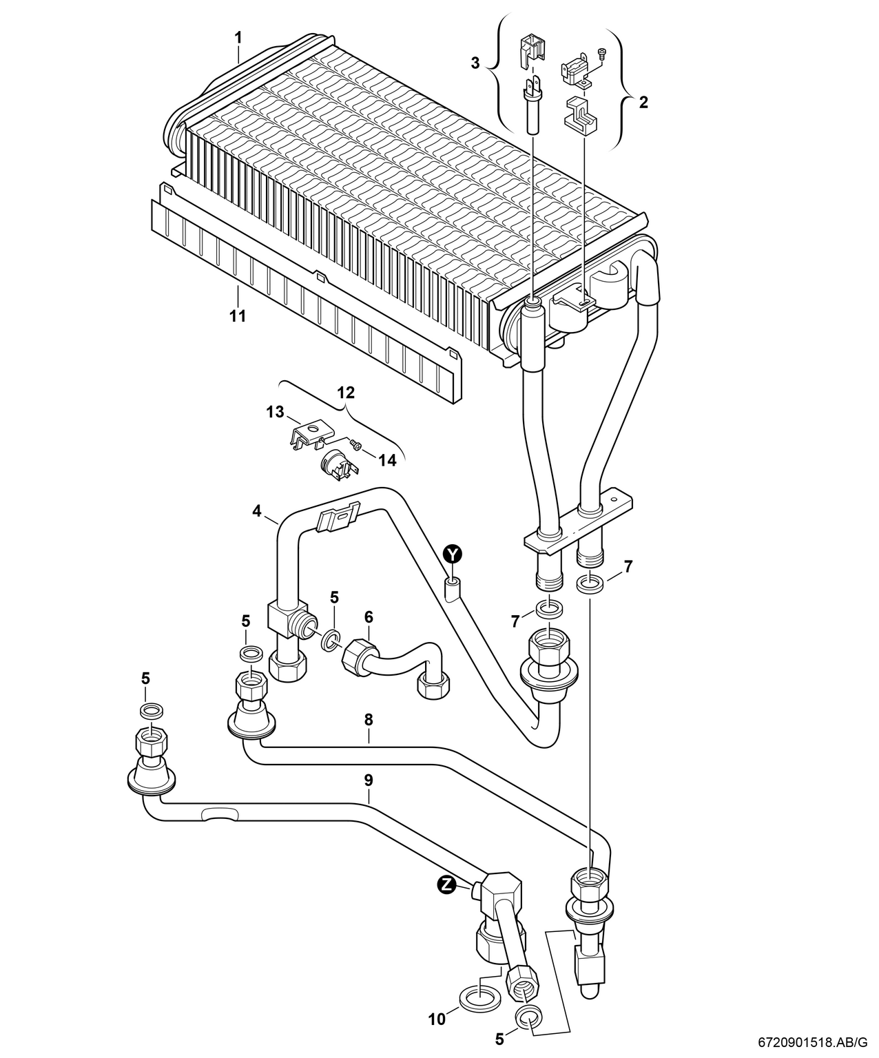 Spare Part Image for Wärmeübertrager