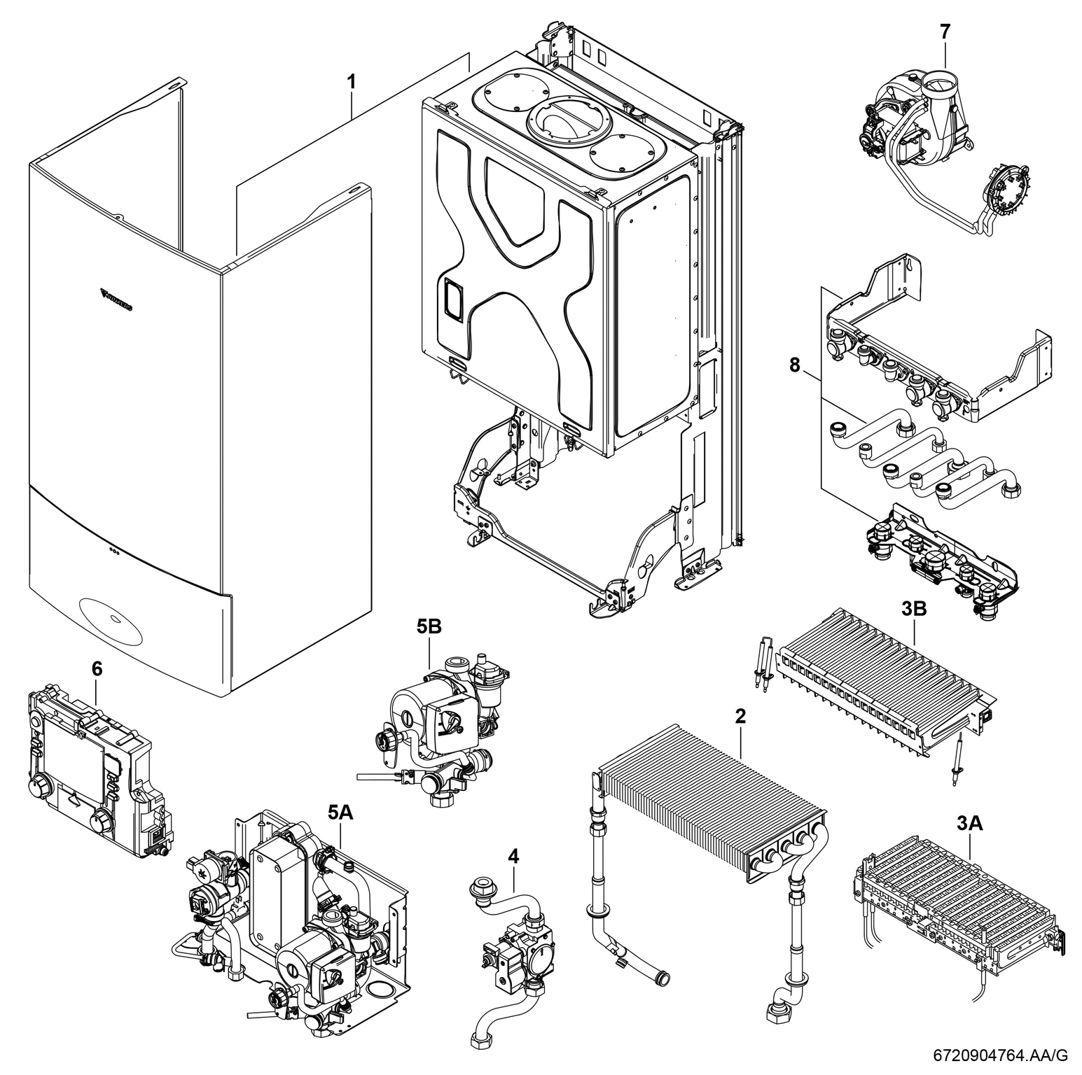 Product Explosion Image for CeraclassExcellence