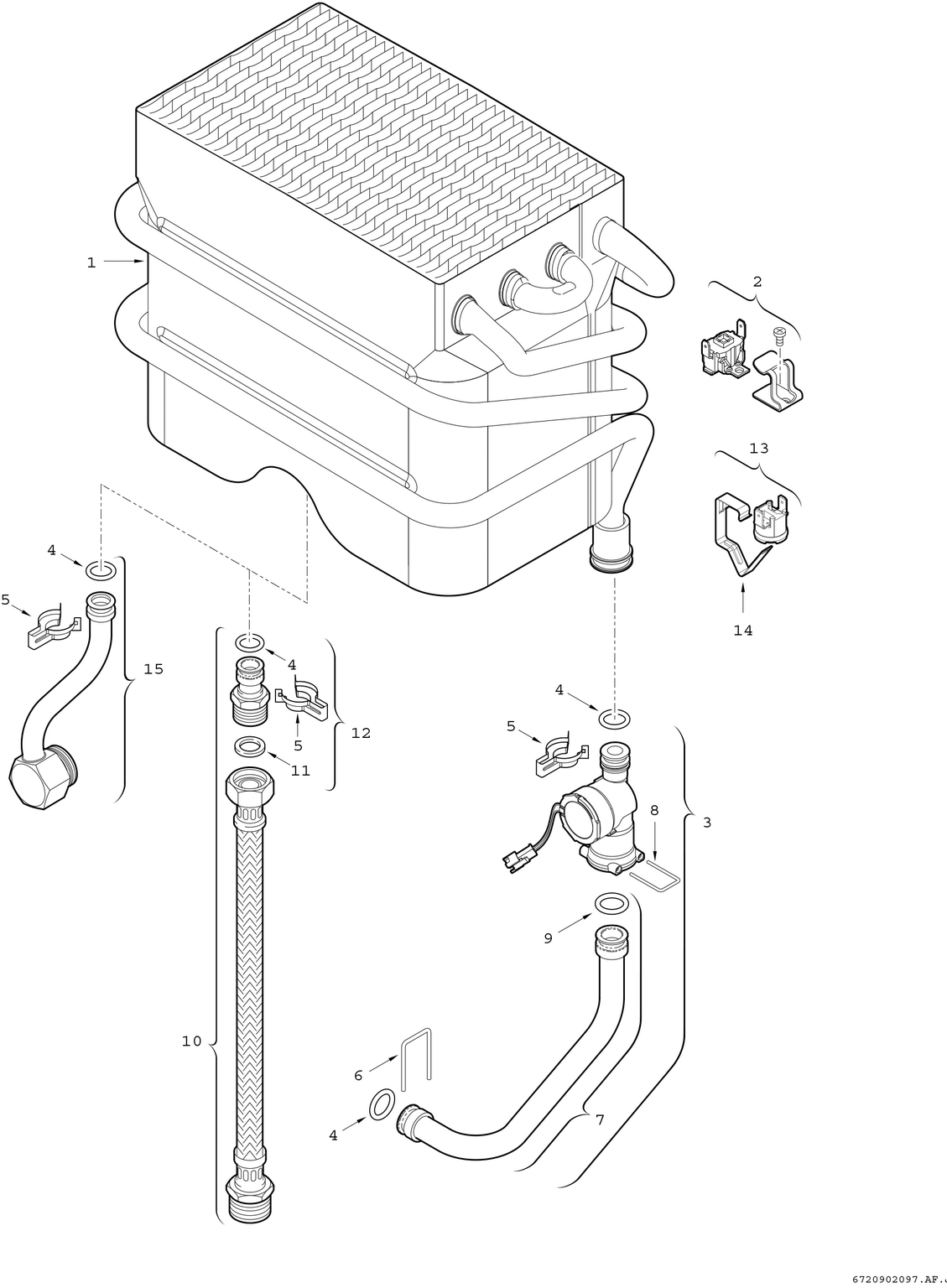 Spare Part Image for Binnenwerk/Hydrogenerator