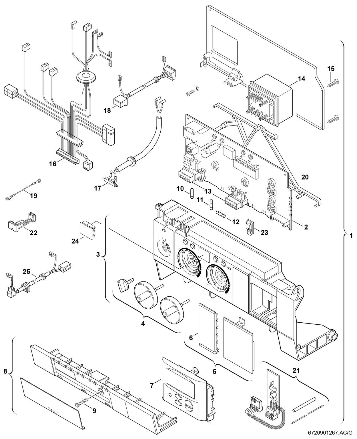 Spare Part Image for Tableau de commande