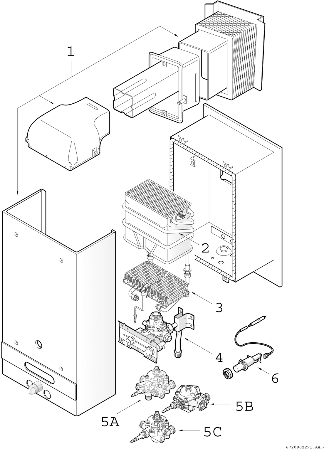 Product Explosion Image for Jetatherm