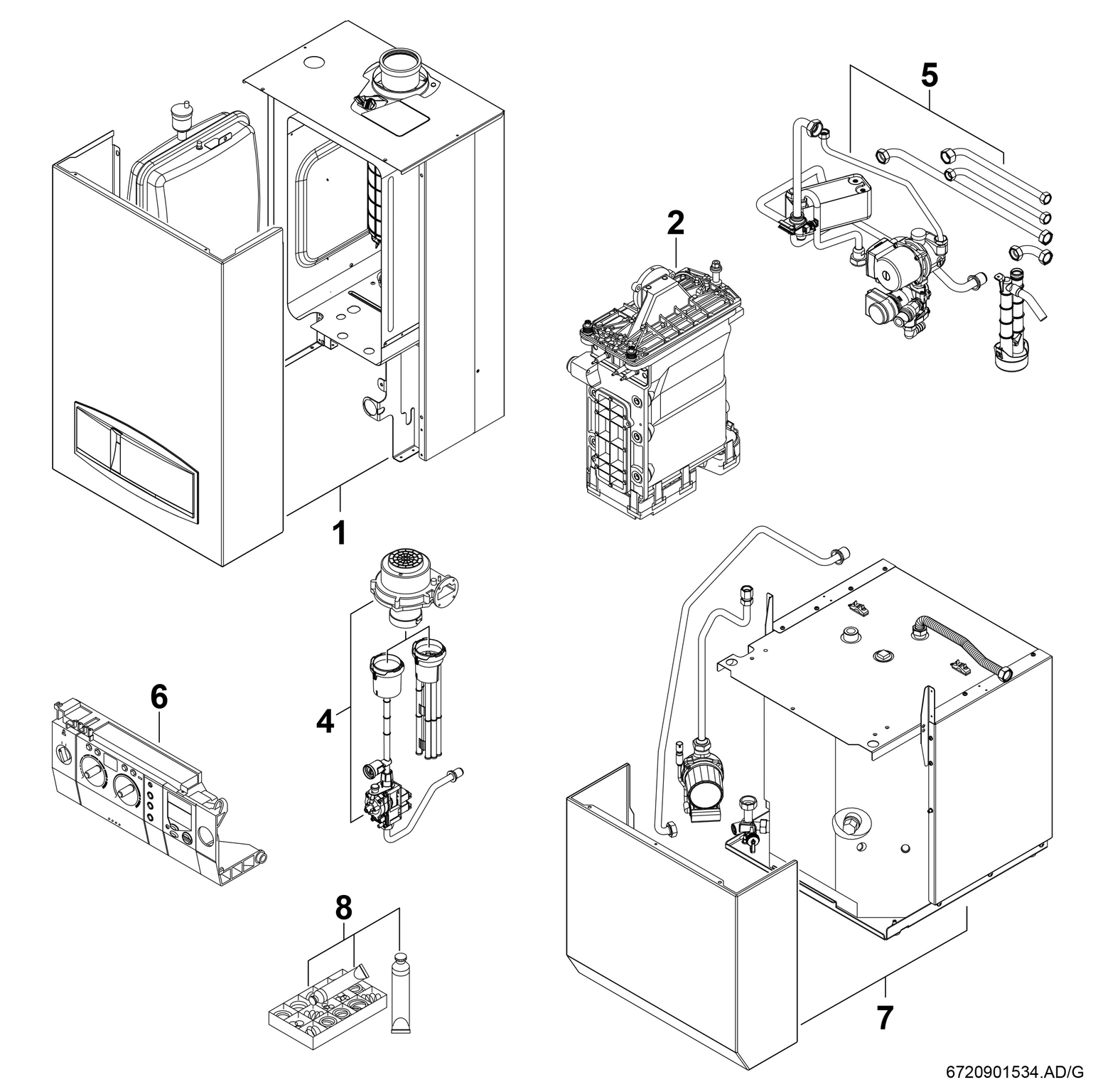 Product Explosion Image for CerasmartModul