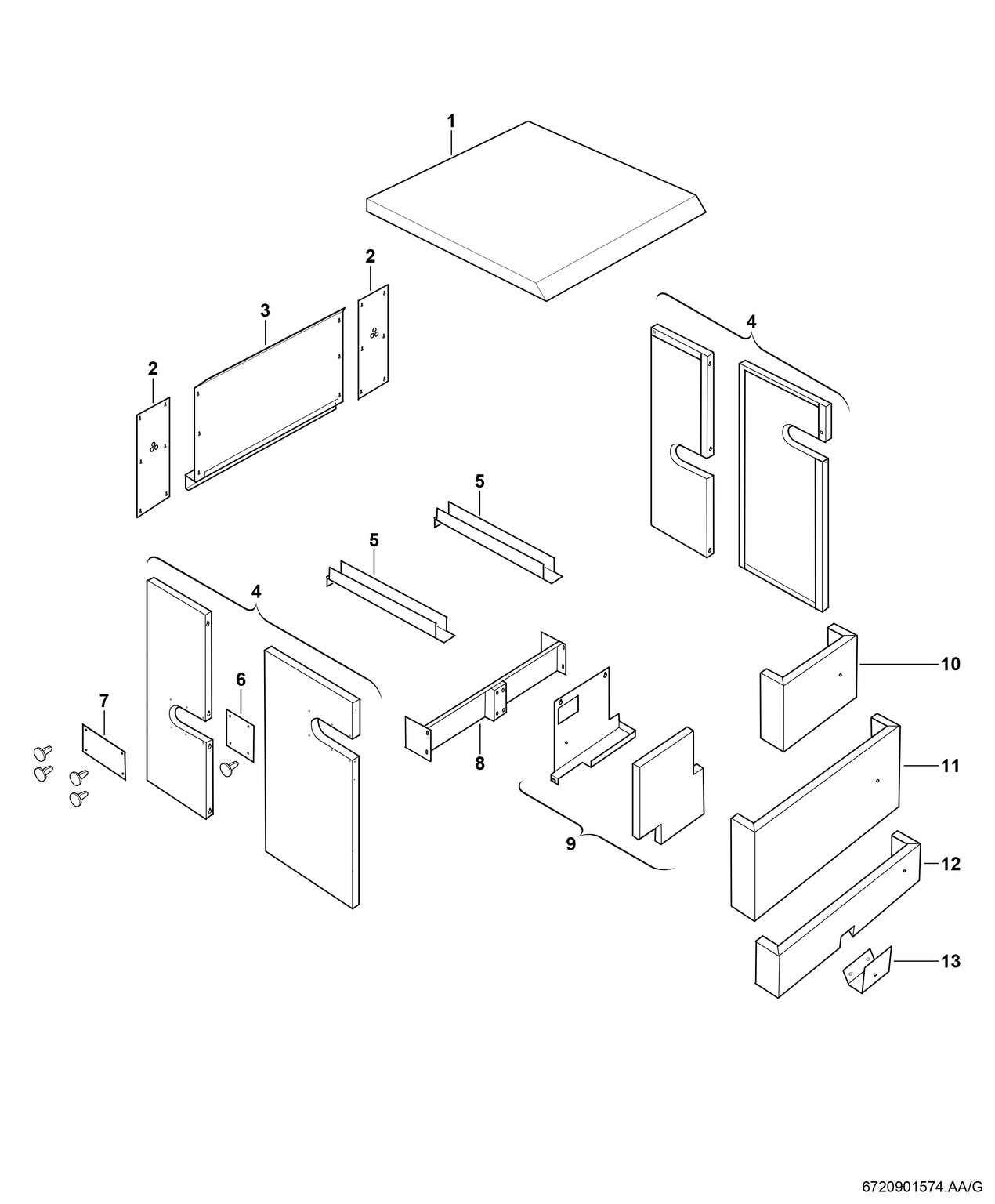 Spare Part Image for Blechteile