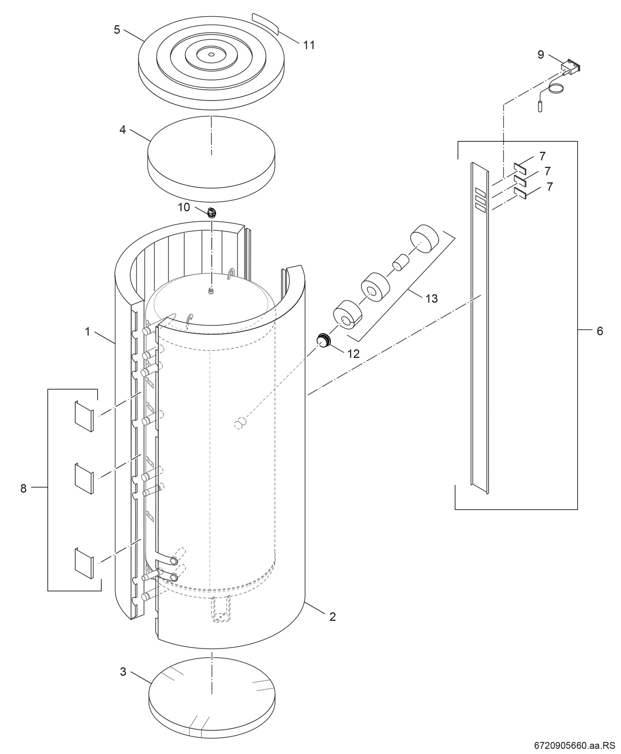 Spare Part Image for Isolation 120mm
