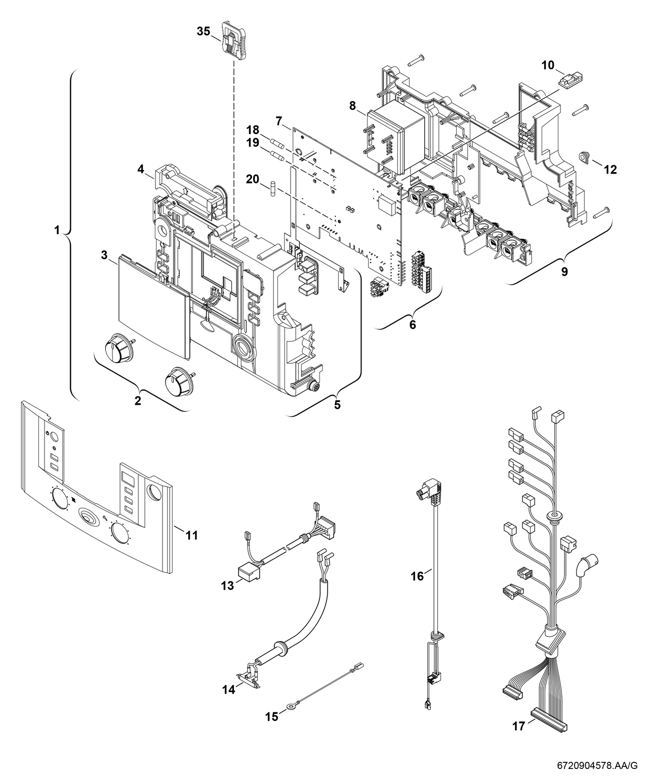 Spare Part Image for Tableau de commande