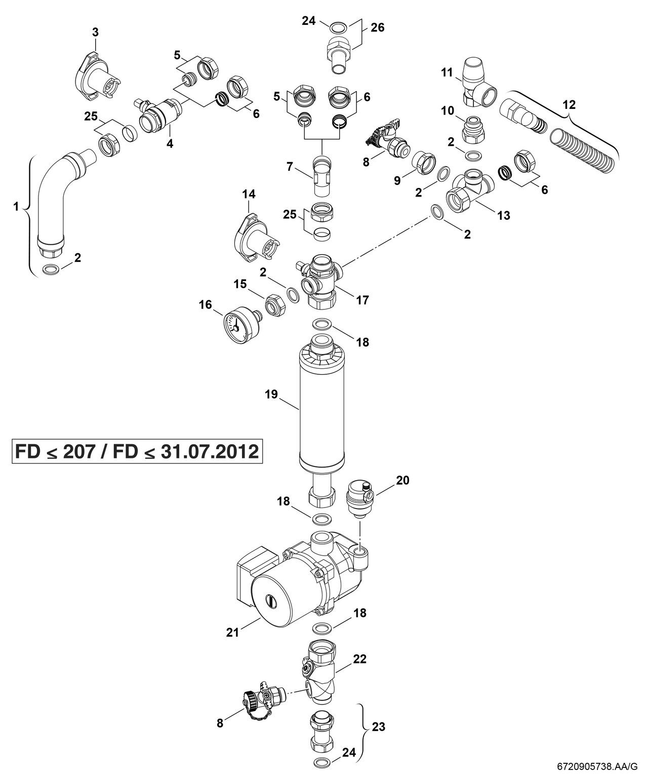 Spare Part Image for Hydraulique de solaire
