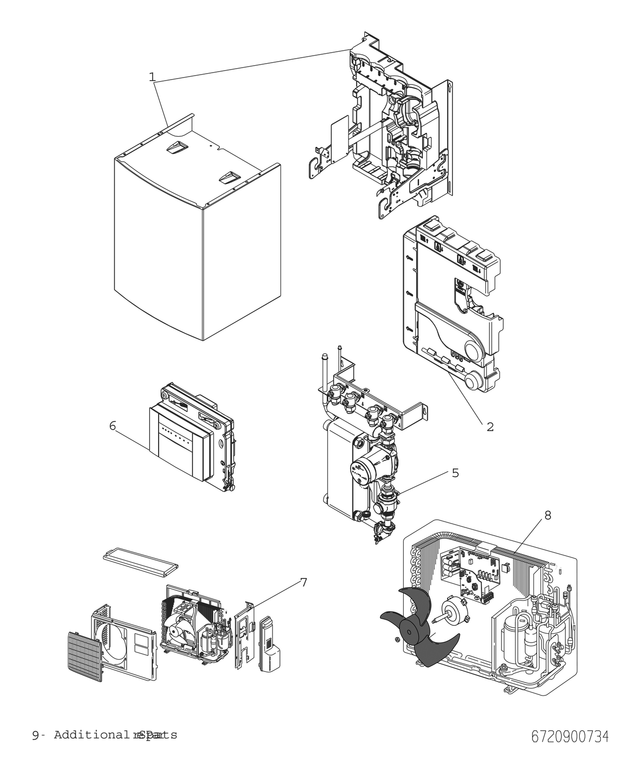 Product Explosion Image for Supraeco A