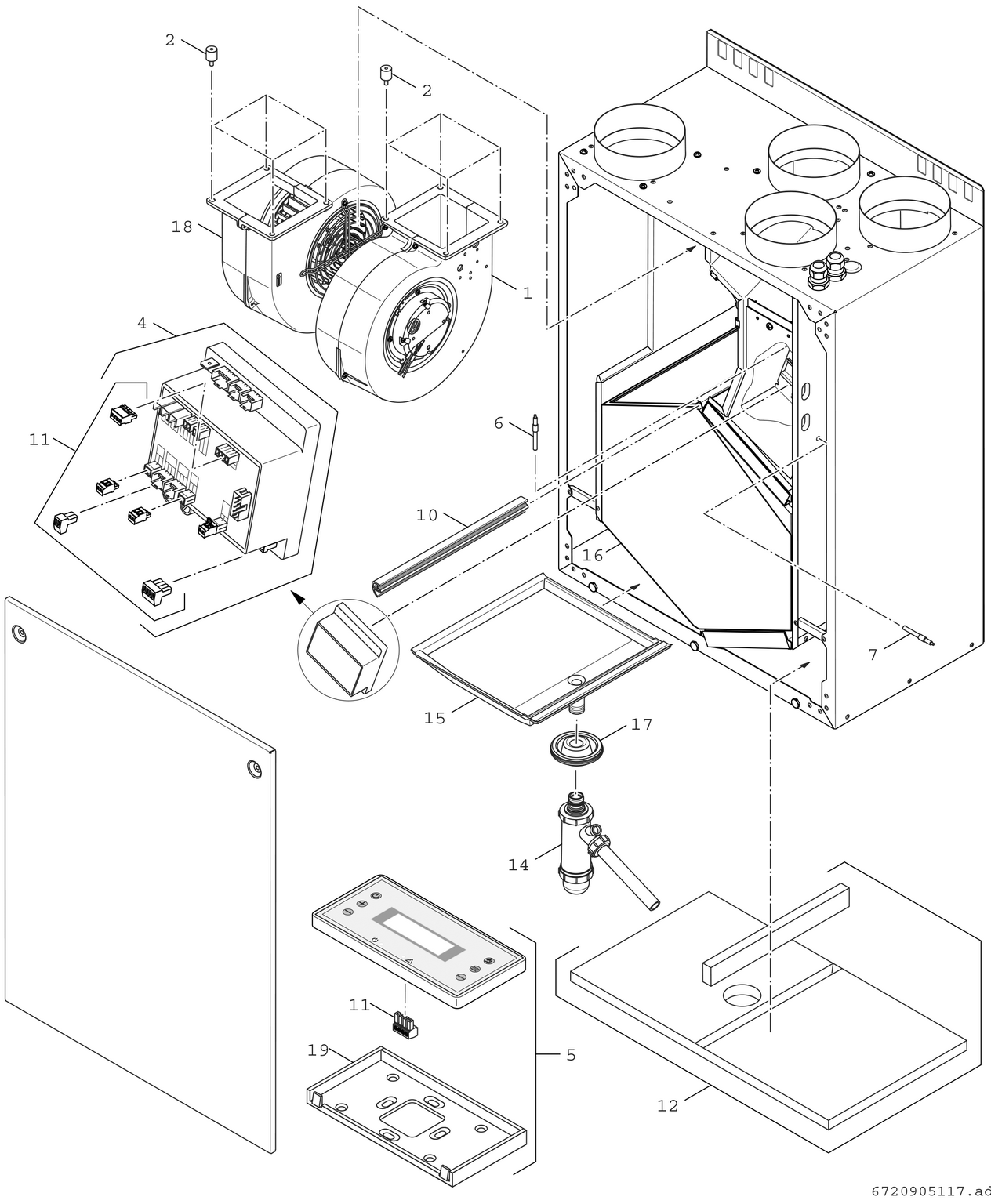 Spare Part Image for HRV 21/HRV200/LP150