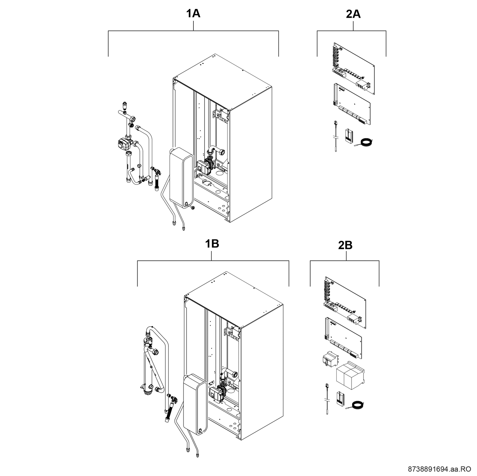 Product Explosion Image for Supraeco A