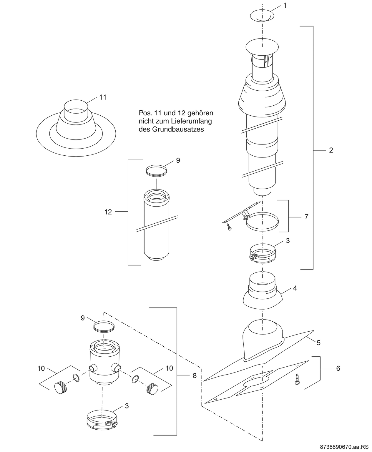 Spare Part Image for Grundbausatz DO DN80/125 GB102/SBG-3