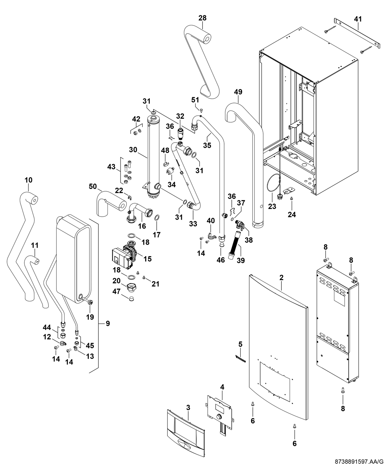 Spare Part Image for Hydraulikblock C Junkers