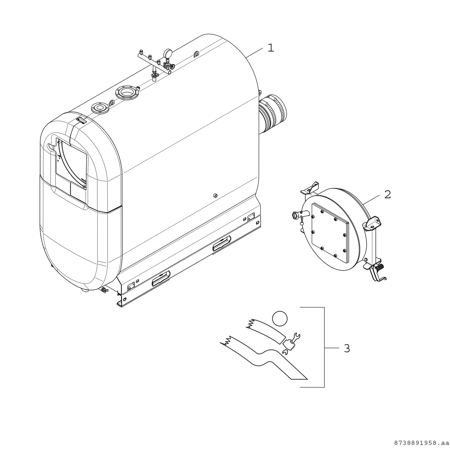 Product Explosion Image for Uni Condens 6000 F