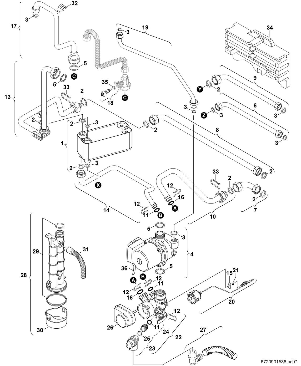 Spare Part Image for Pumpe/Rohre