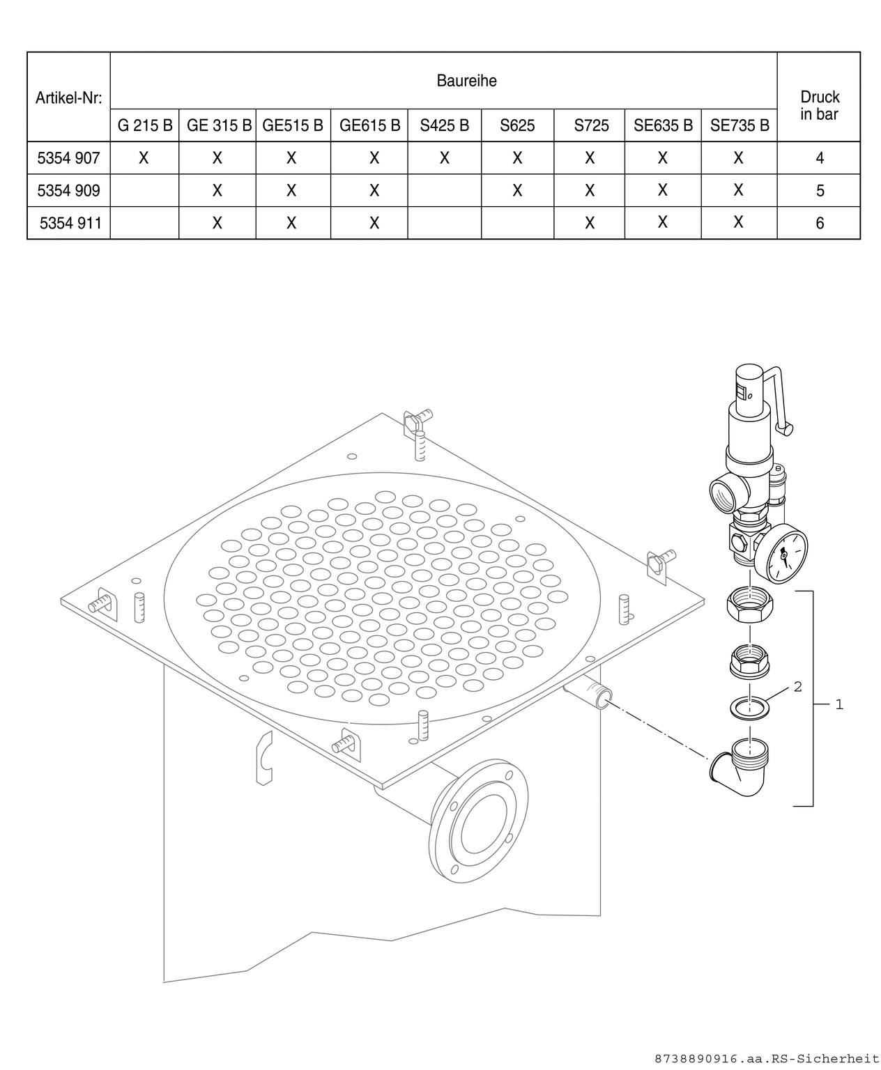 Spare Part Image for Zekerheidsgroep WT