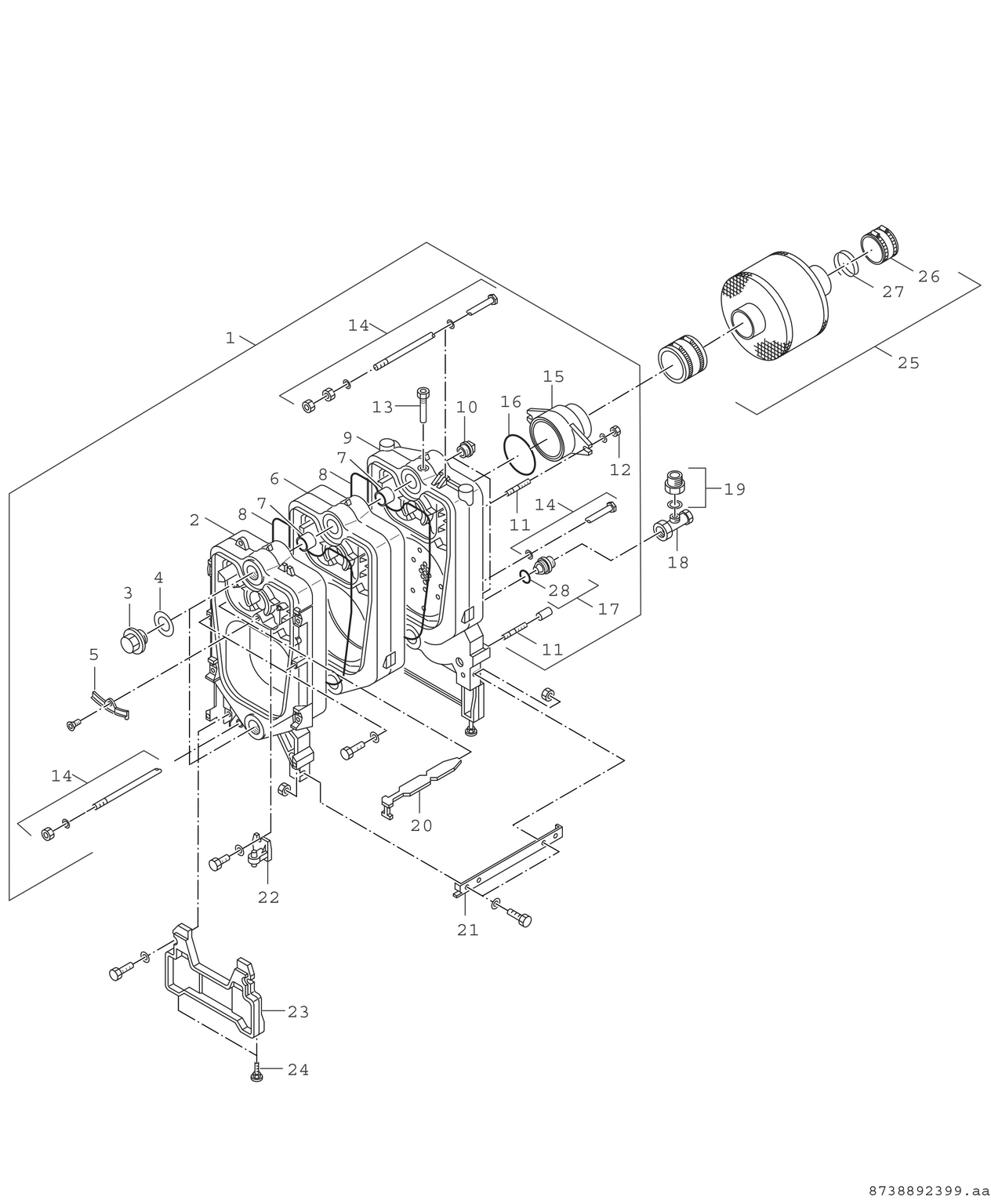 Spare Part Image for Kesselblock  TG - 11
